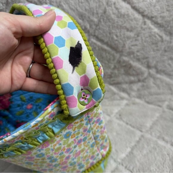 Matilda Jane | Eggcellent Reversible Floral Print Cloth Easter Basket - Picture 4 of 10